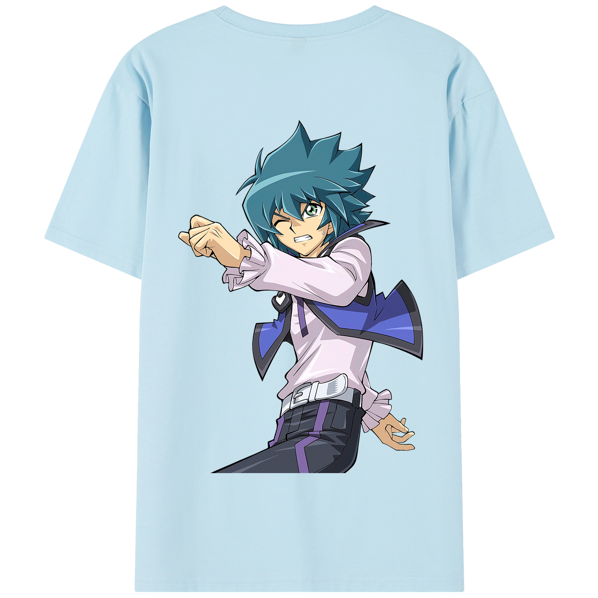 （画像用） 遊☆戯☆王 Yu-Gi-Oh! 綿100％半袖Tシャツ（背面プリント）